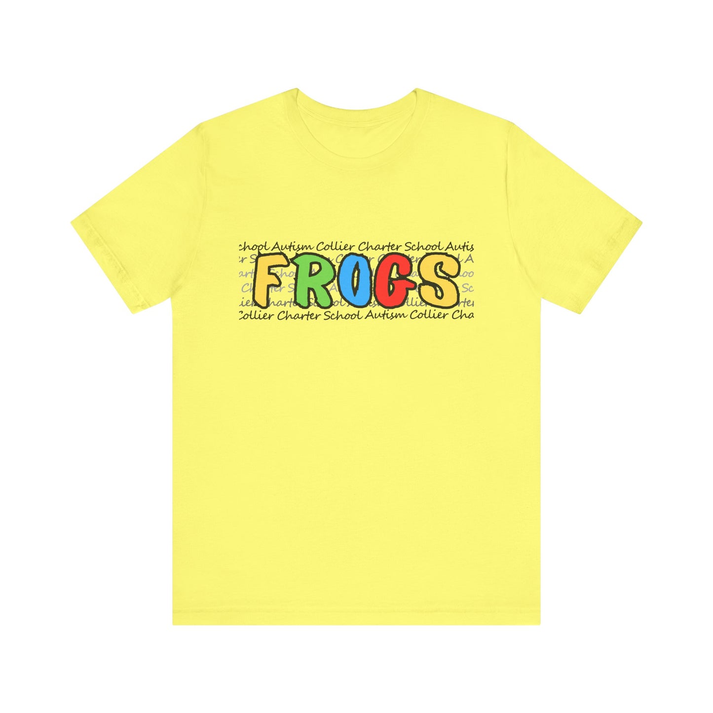 Men's/Unisex Autism Collier Charter School FROGS t-shirt