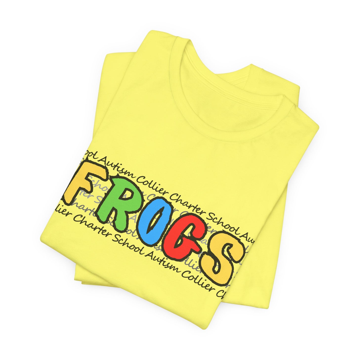 Men's/Unisex Autism Collier Charter School FROGS t-shirt