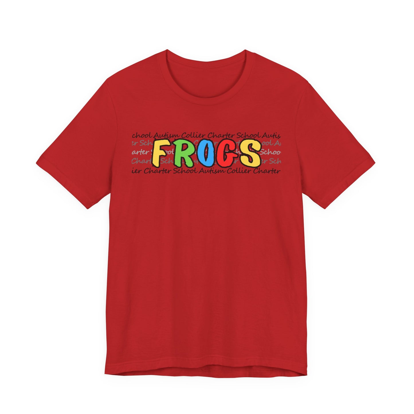 Men's/Unisex Autism Collier Charter School FROGS t-shirt