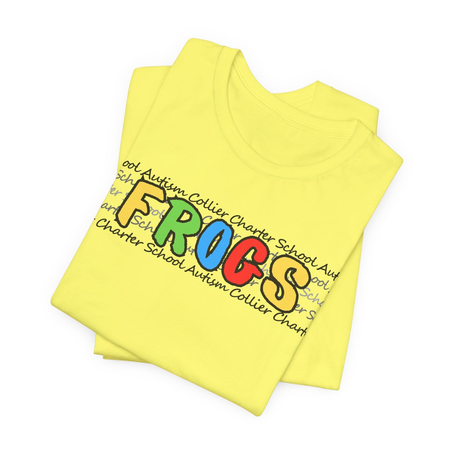 Men's/Unisex Autism Collier Charter School FROGS t-shirt