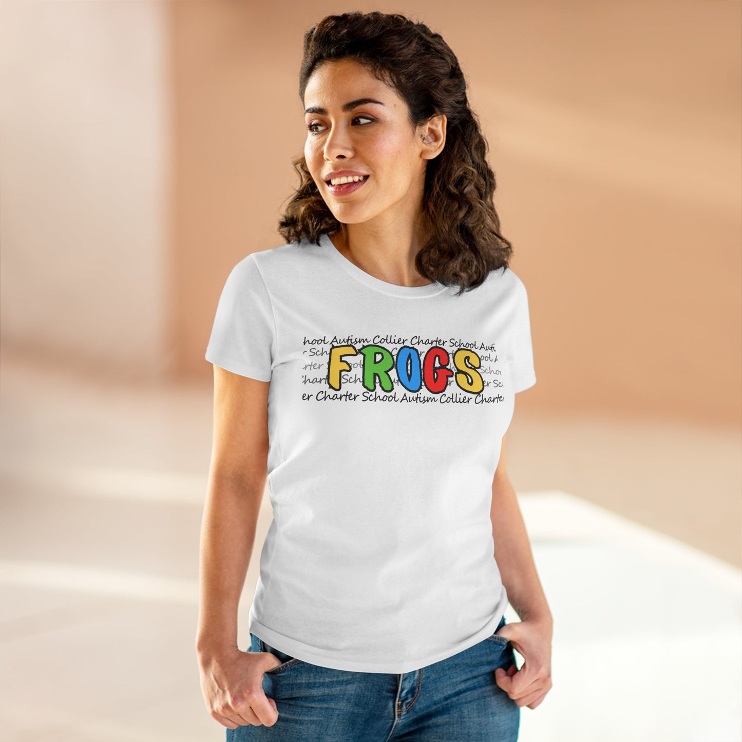 Women's Autism Collier Charter School FROGS t-shirt