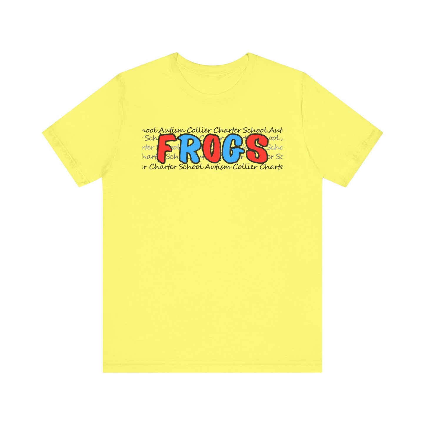 PATRIOTIC Men's/Unisex Autism Collier Charter School FROGS t-shirt