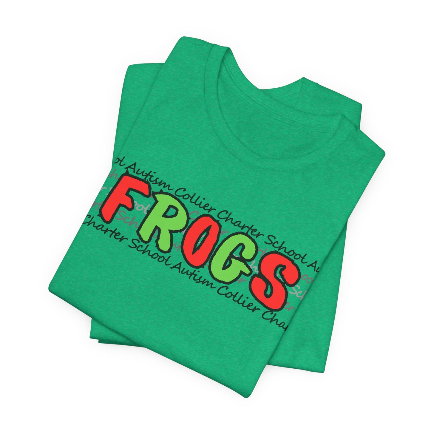 HOLIDAY Men's/Unisex Autism Collier Charter School FROGS t-shirt