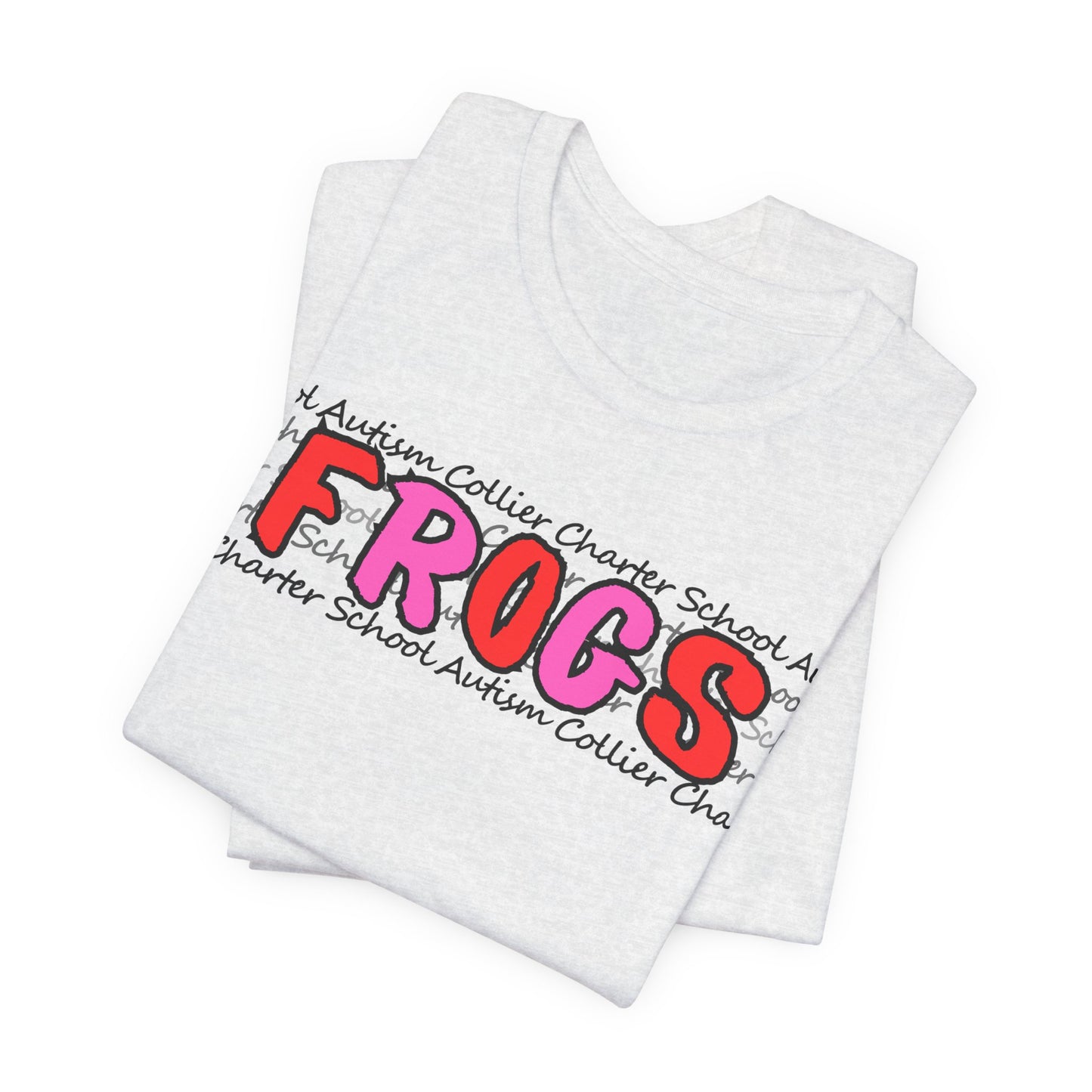 LOVE Men's/Unisex Autism Collier Charter School FROGS t-shirt