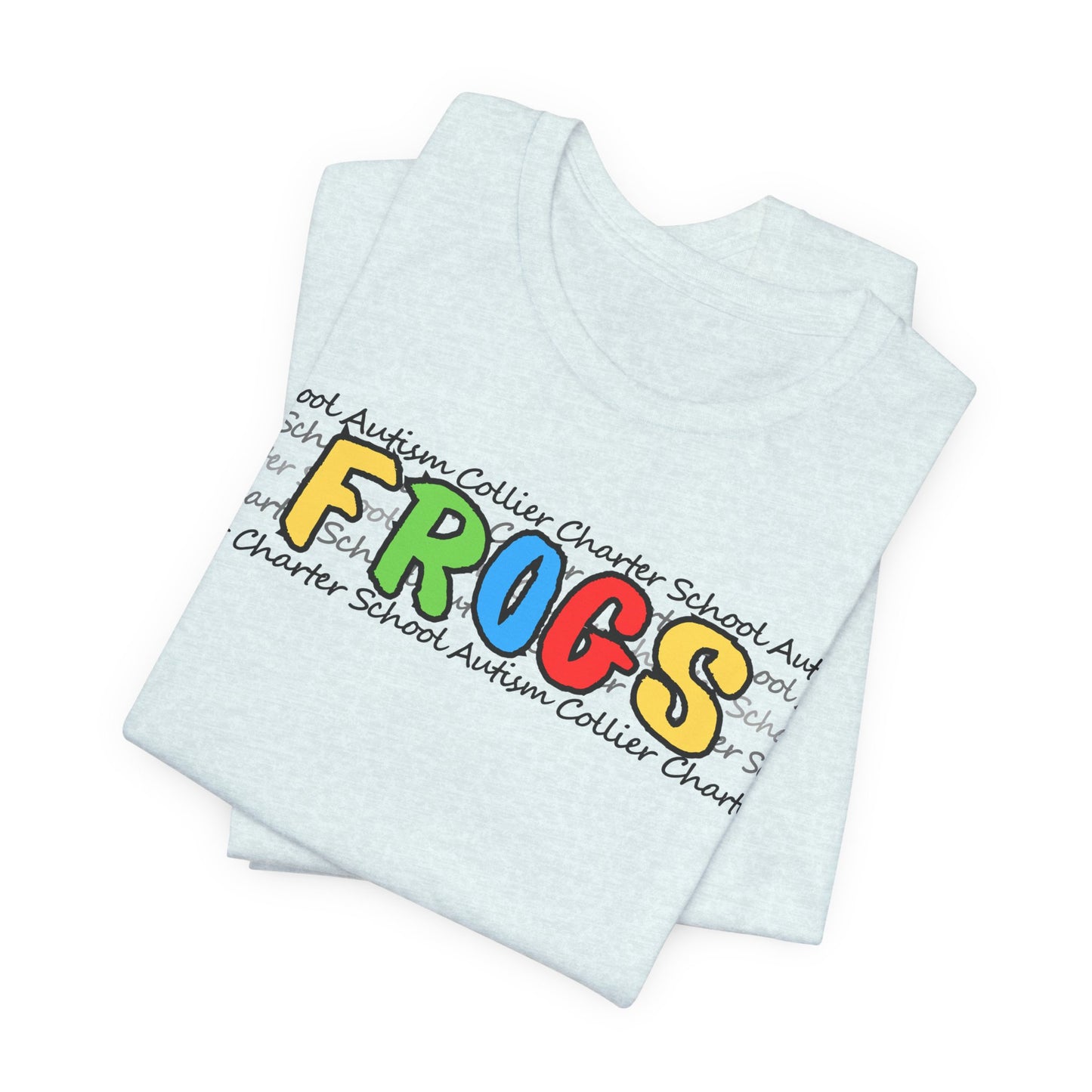 Men's/Unisex Autism Collier Charter School FROGS t-shirt