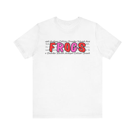 LOVE Men's/Unisex Autism Collier Charter School FROGS t-shirt