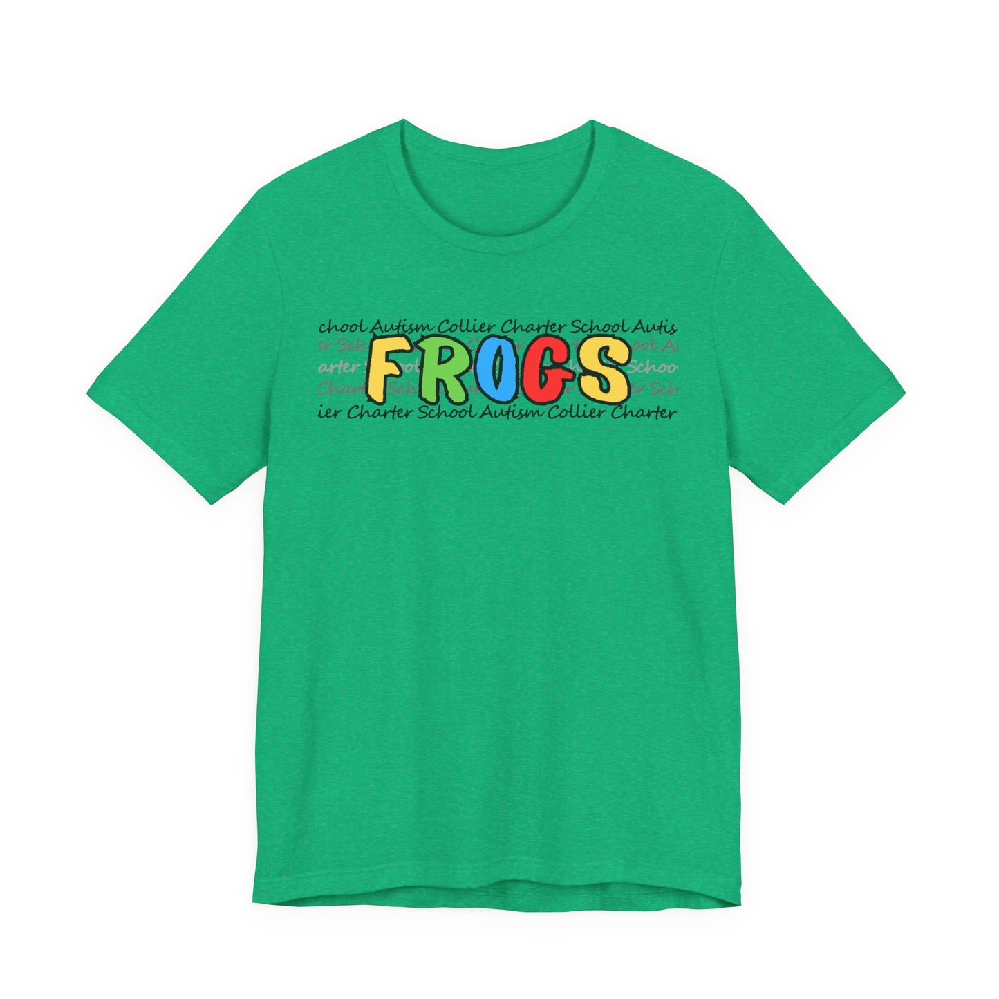 Men's/Unisex Autism Collier Charter School FROGS t-shirt