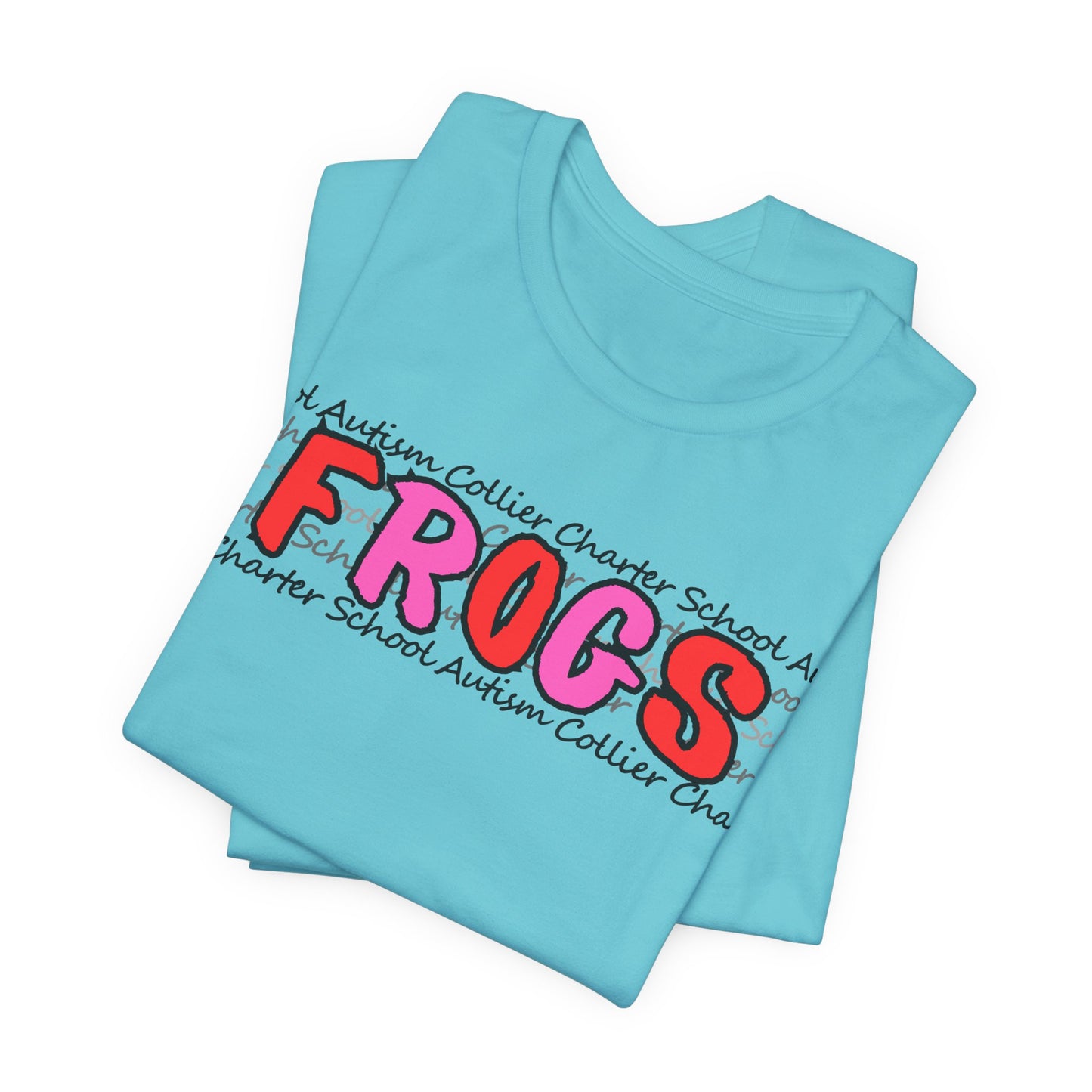 LOVE Men's/Unisex Autism Collier Charter School FROGS t-shirt