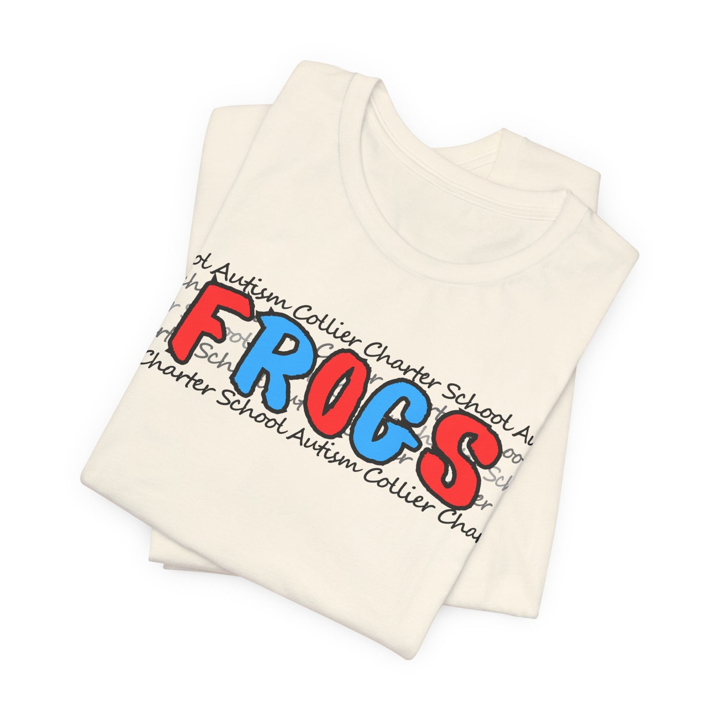 PATRIOTIC Men's/Unisex Autism Collier Charter School FROGS t-shirt