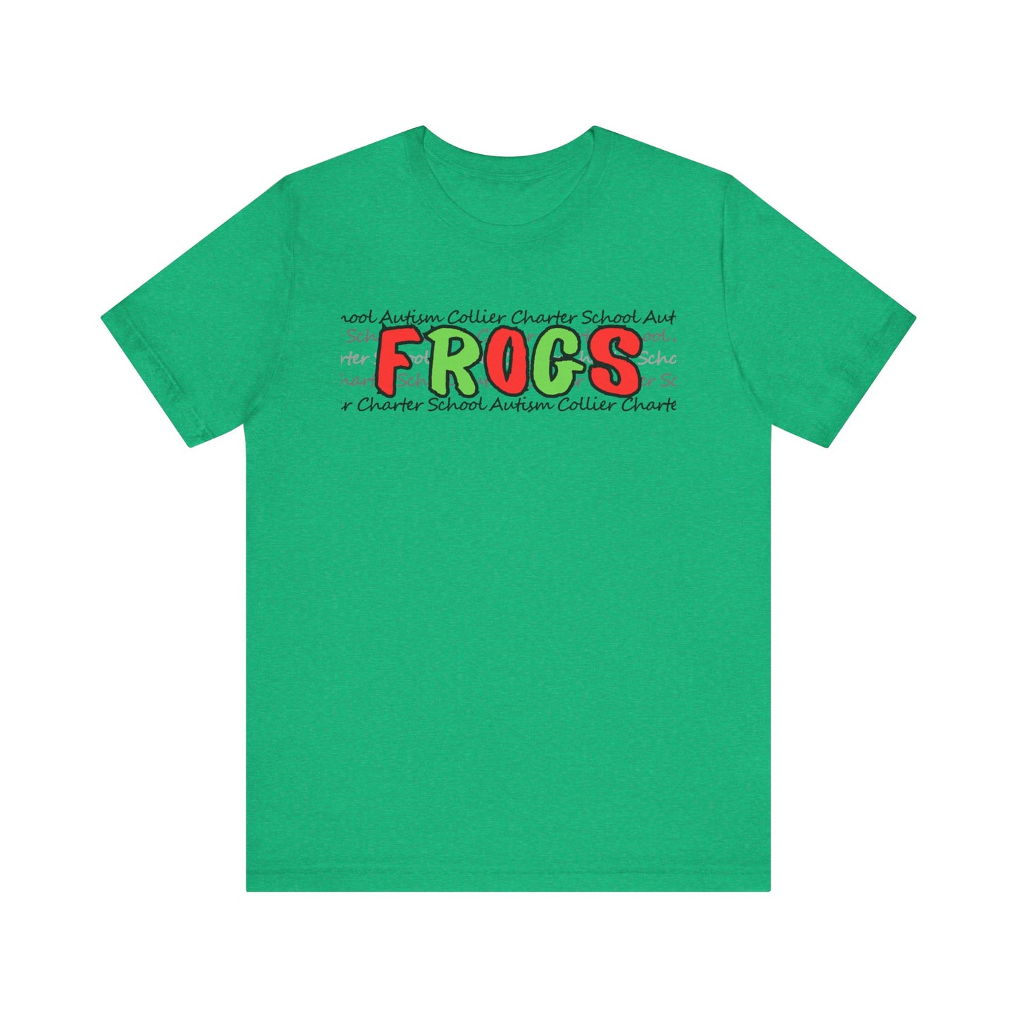 HOLIDAY Men's/Unisex Autism Collier Charter School FROGS t-shirt