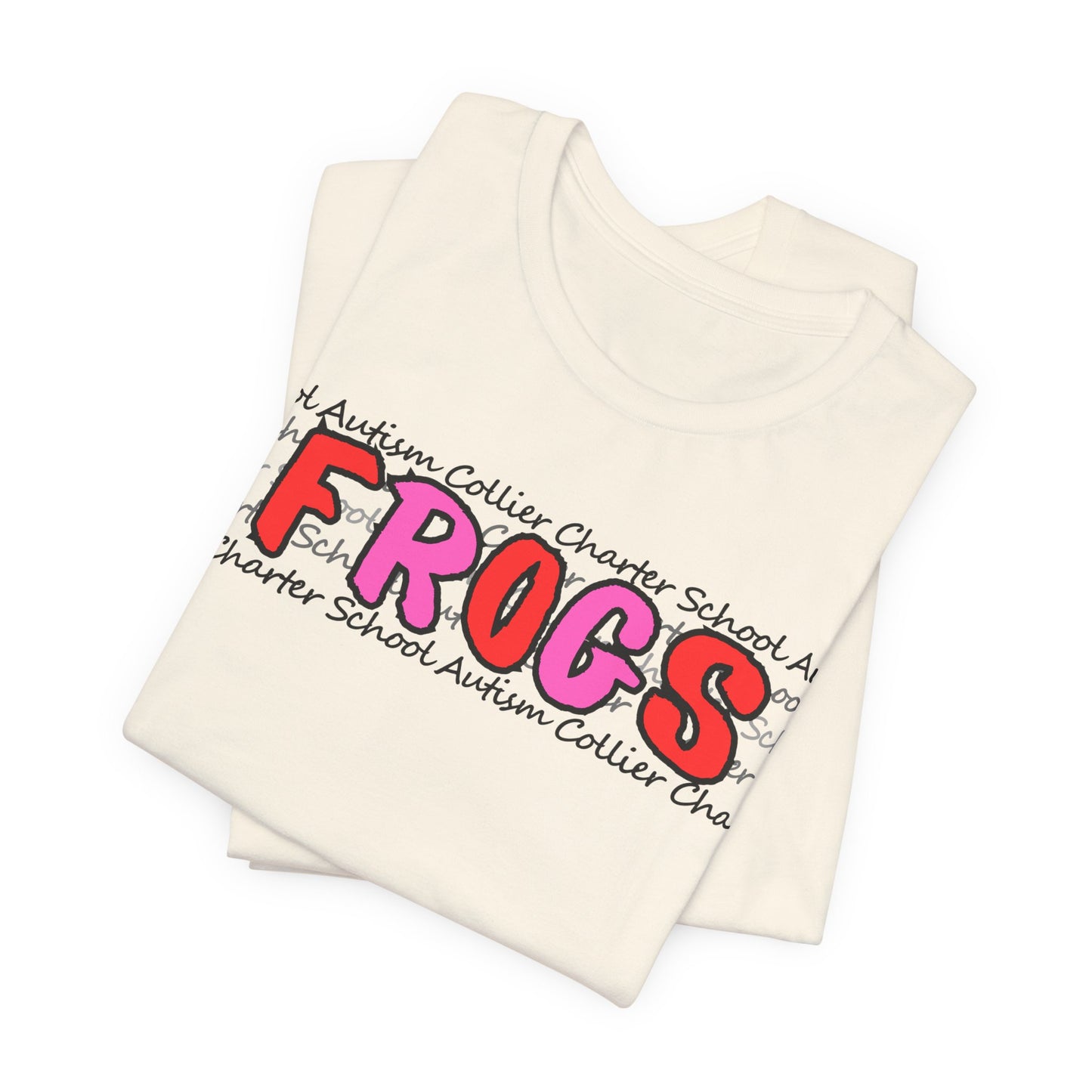 LOVE Men's/Unisex Autism Collier Charter School FROGS t-shirt