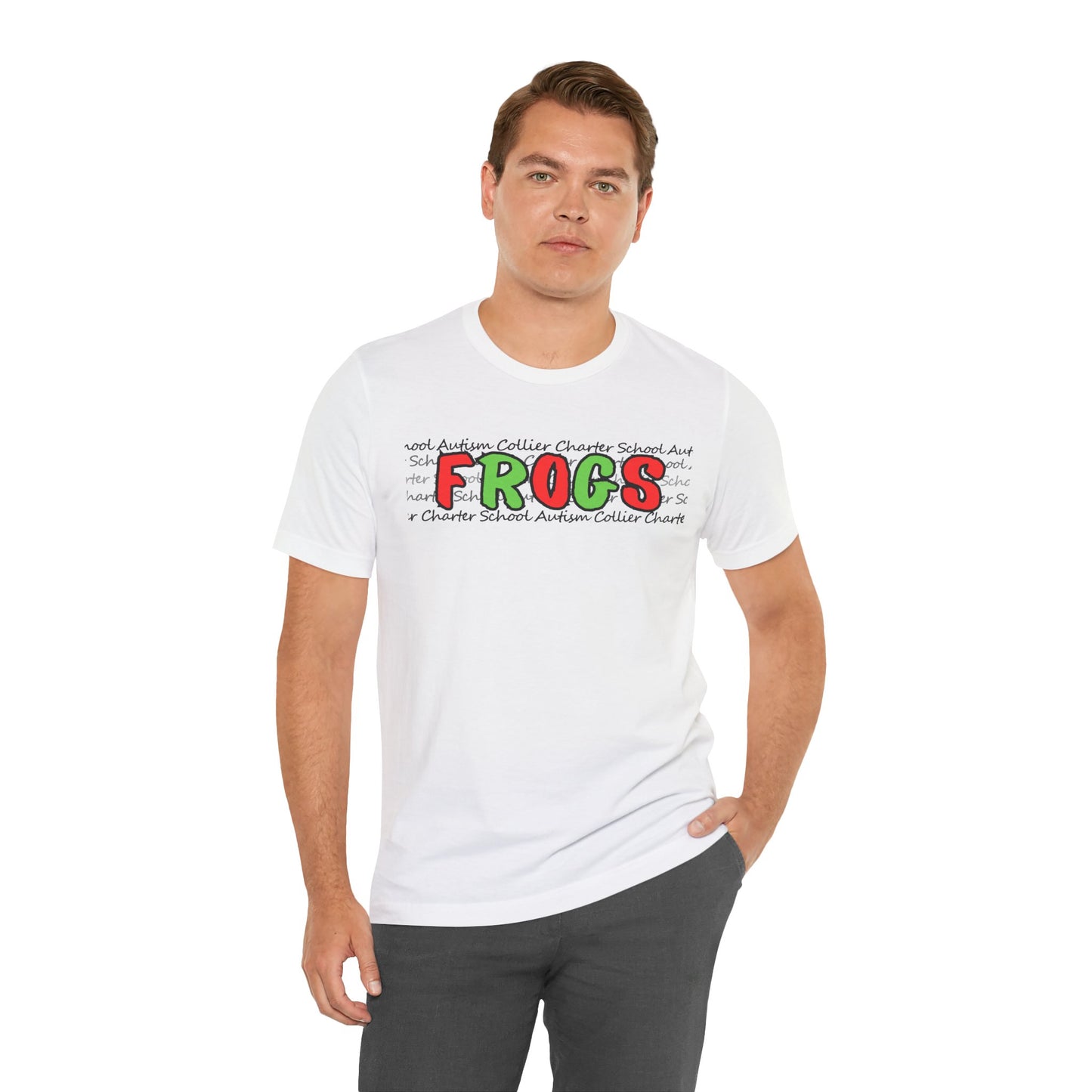HOLIDAY Men's/Unisex Autism Collier Charter School FROGS t-shirt