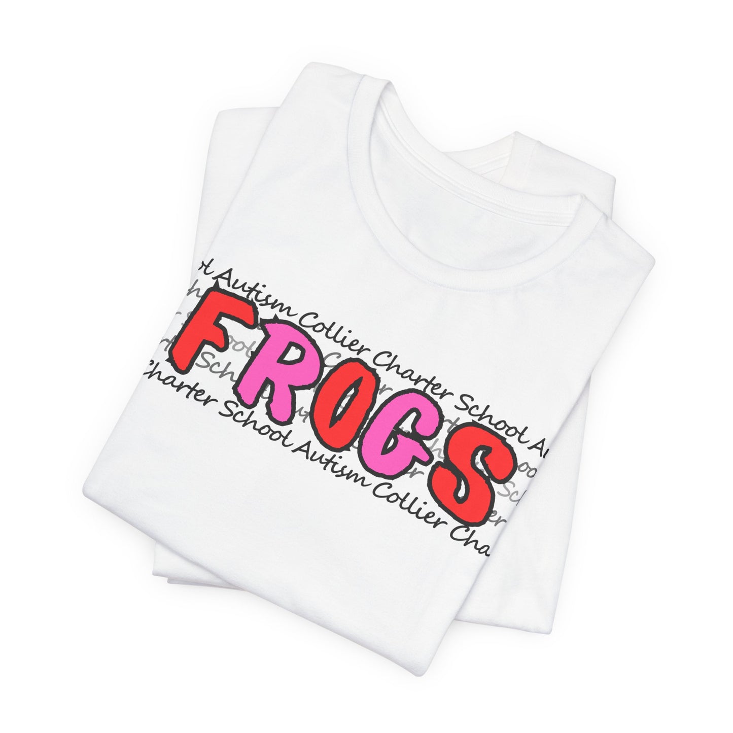 LOVE Men's/Unisex Autism Collier Charter School FROGS t-shirt