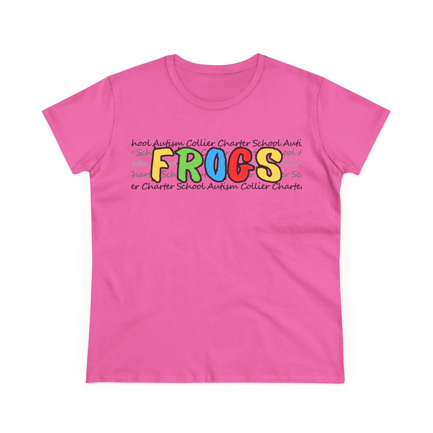 Women's Autism Collier Charter School FROGS t-shirt