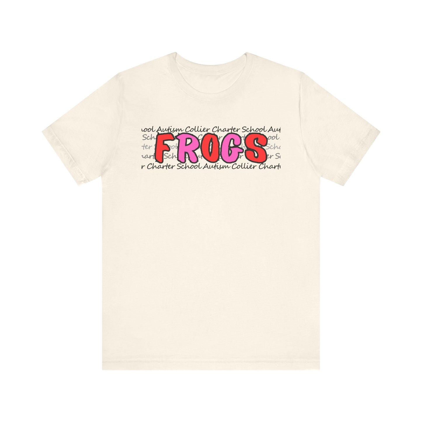 LOVE Men's/Unisex Autism Collier Charter School FROGS t-shirt