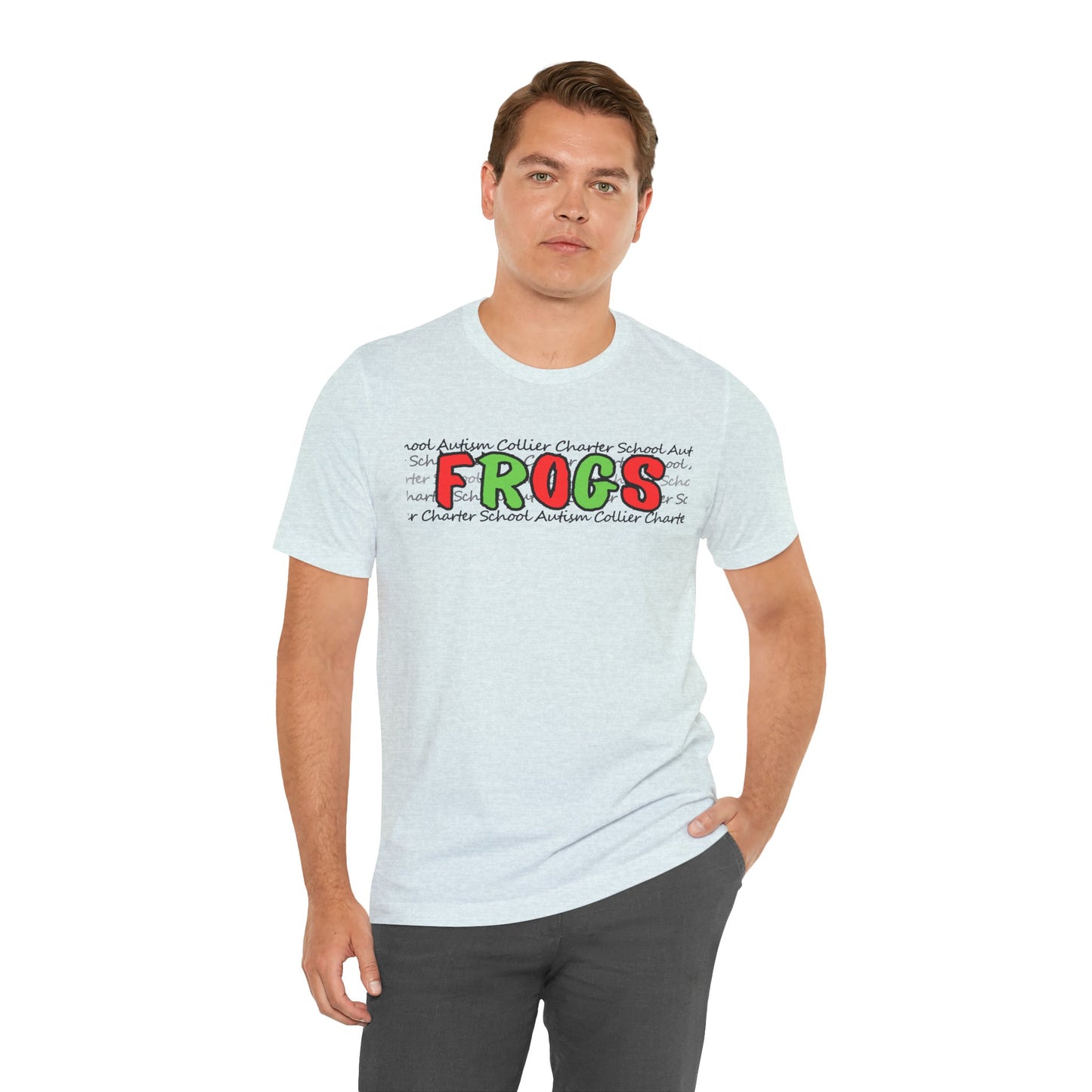 HOLIDAY Men's/Unisex Autism Collier Charter School FROGS t-shirt