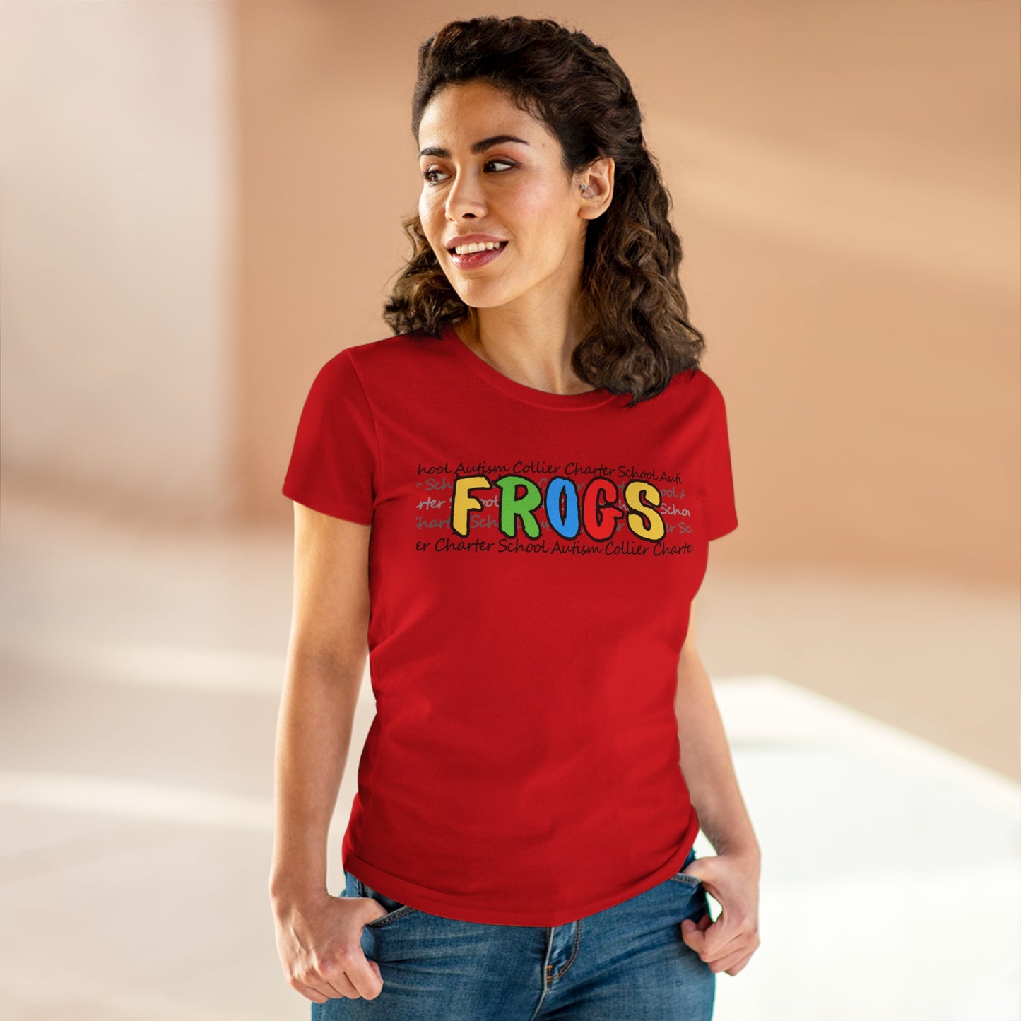 Women's Autism Collier Charter School FROGS t-shirt