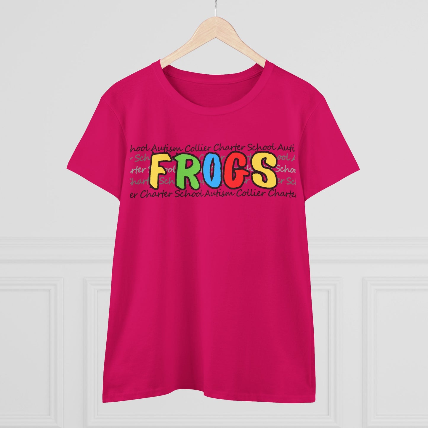 Women's Autism Collier Charter School FROGS t-shirt