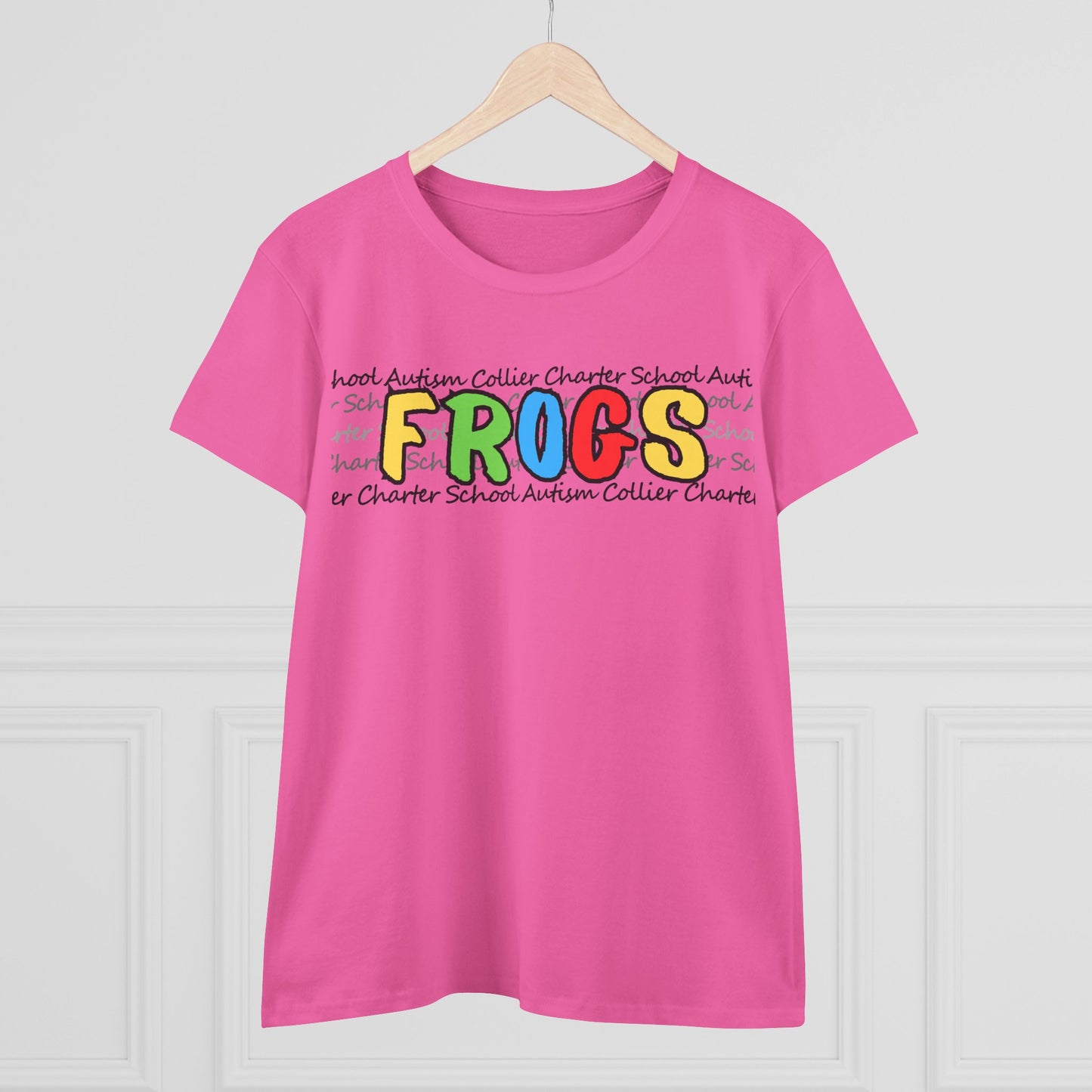 Women's Autism Collier Charter School FROGS t-shirt