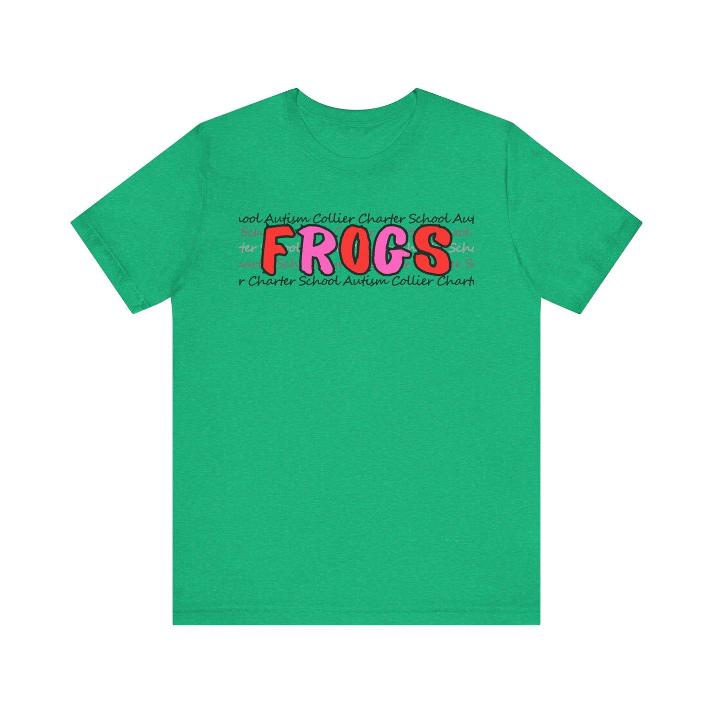 LOVE Men's/Unisex Autism Collier Charter School FROGS t-shirt