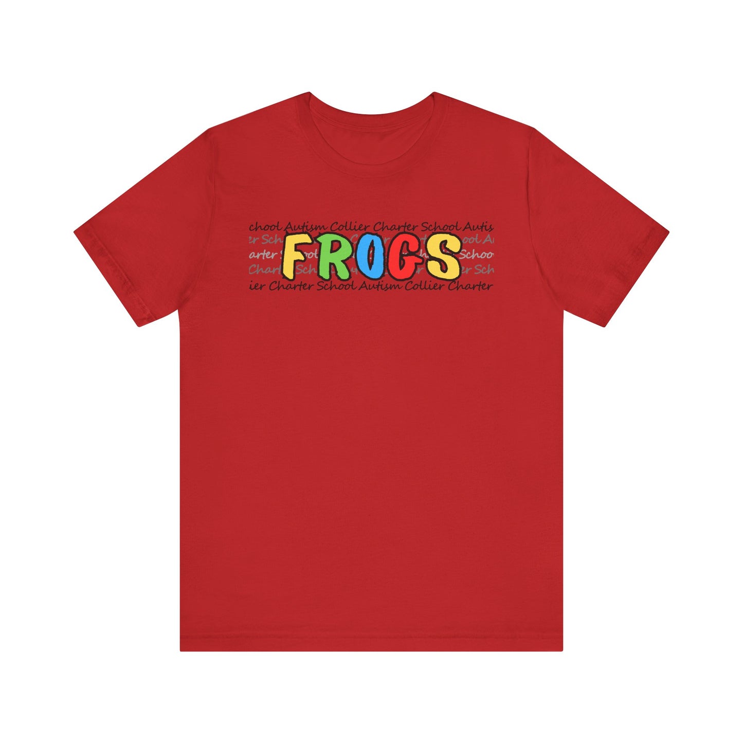 Men's/Unisex Autism Collier Charter School FROGS t-shirt