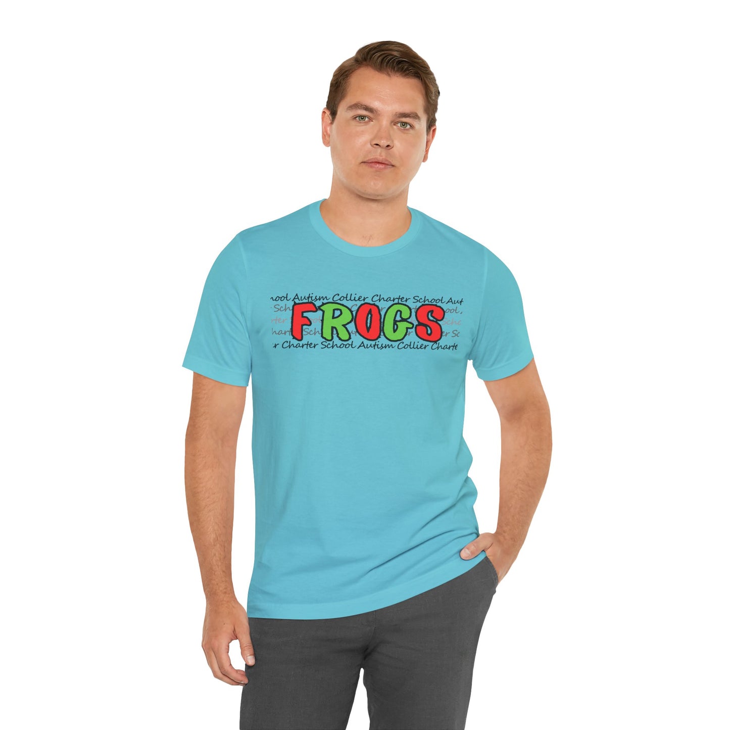 HOLIDAY Men's/Unisex Autism Collier Charter School FROGS t-shirt