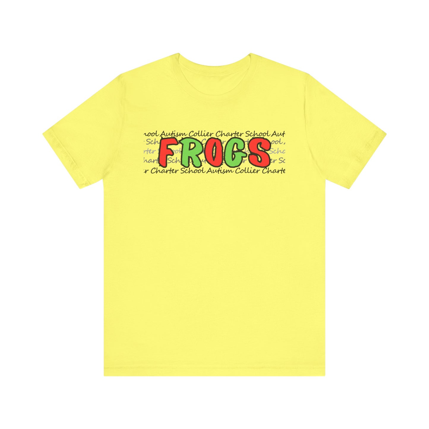 HOLIDAY Men's/Unisex Autism Collier Charter School FROGS t-shirt