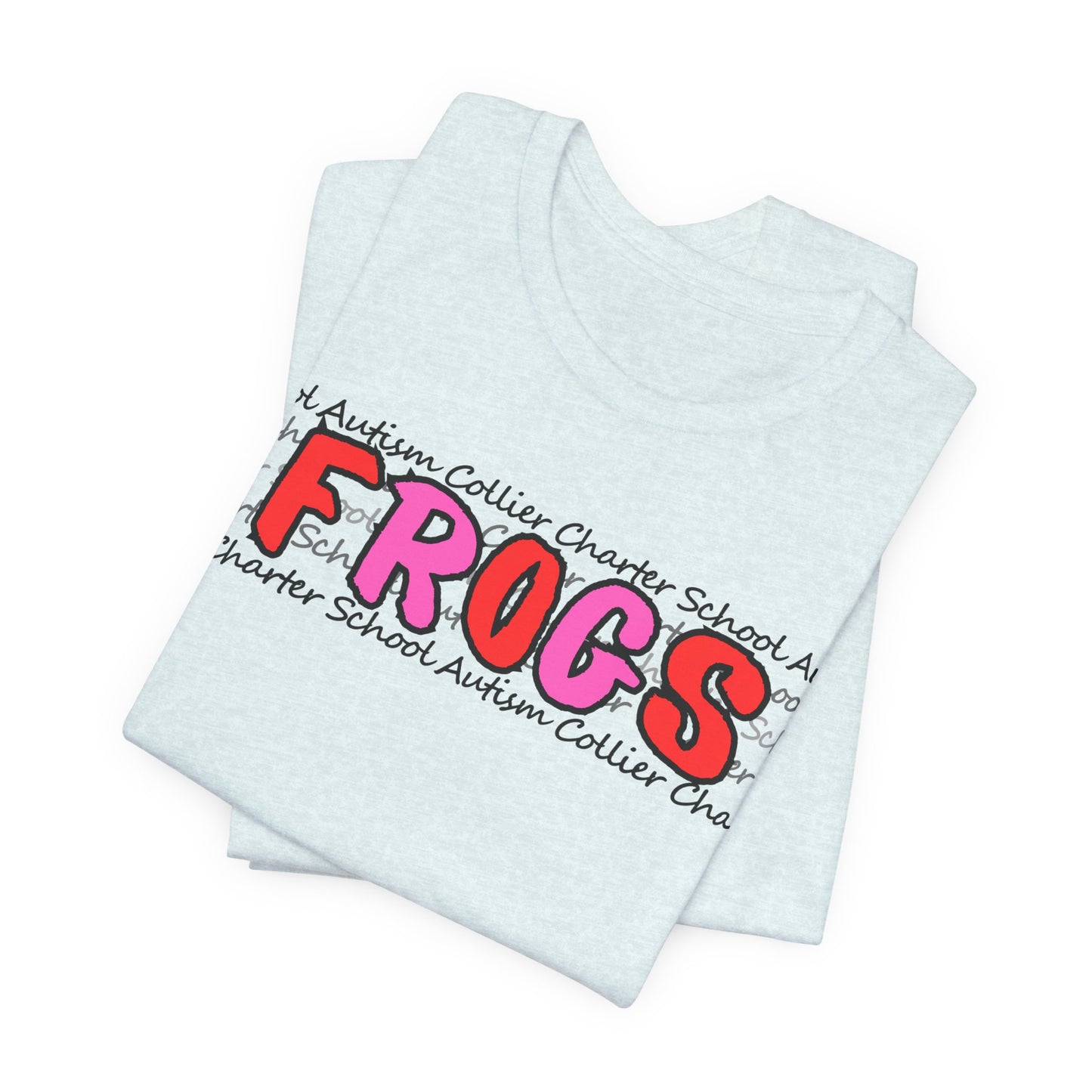 LOVE Men's/Unisex Autism Collier Charter School FROGS t-shirt