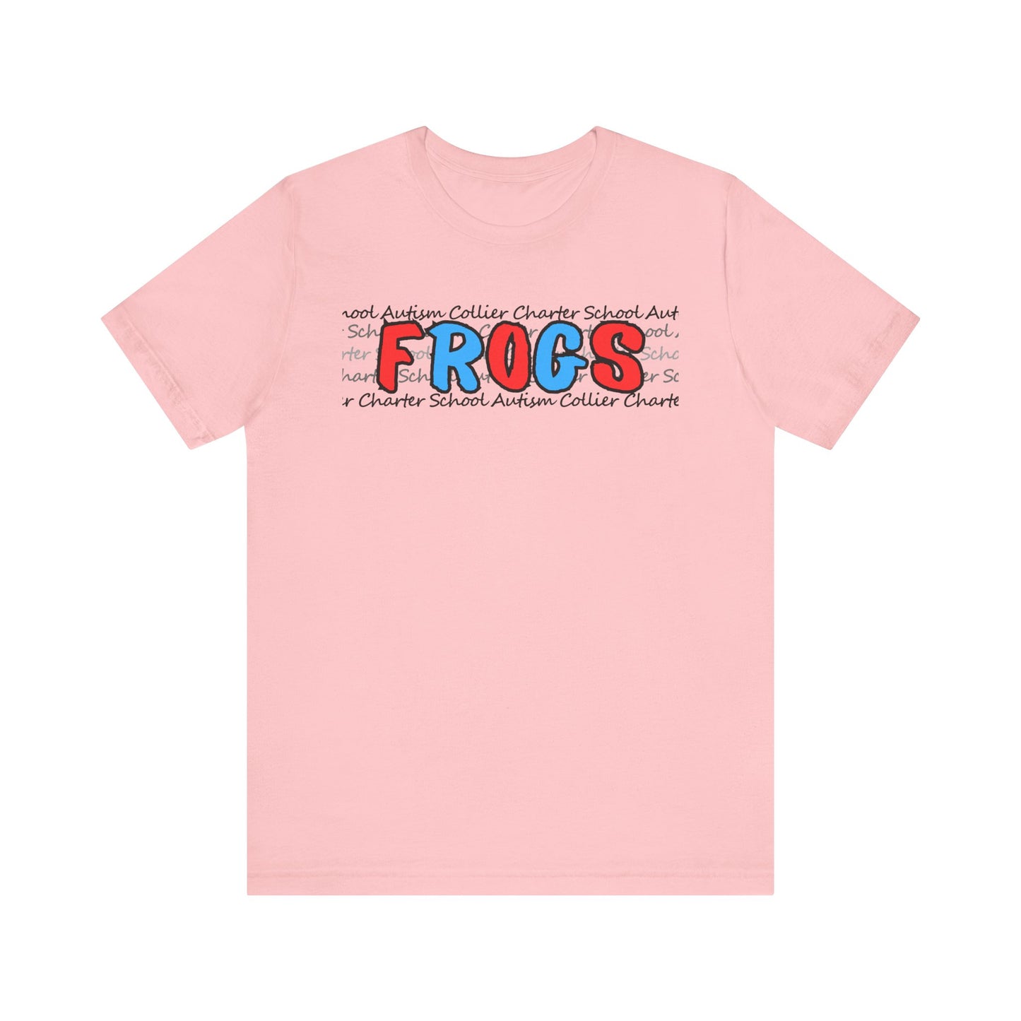 PATRIOTIC Men's/Unisex Autism Collier Charter School FROGS t-shirt