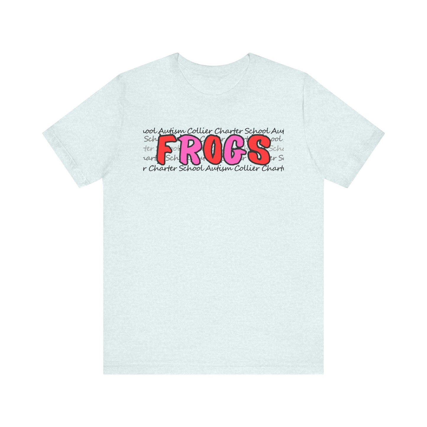 LOVE Men's/Unisex Autism Collier Charter School FROGS t-shirt